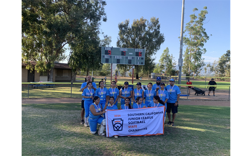 JUNIOR SOFTBALL STATE CHAMPIONS