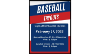 Major & Minor Baseball Tryouts