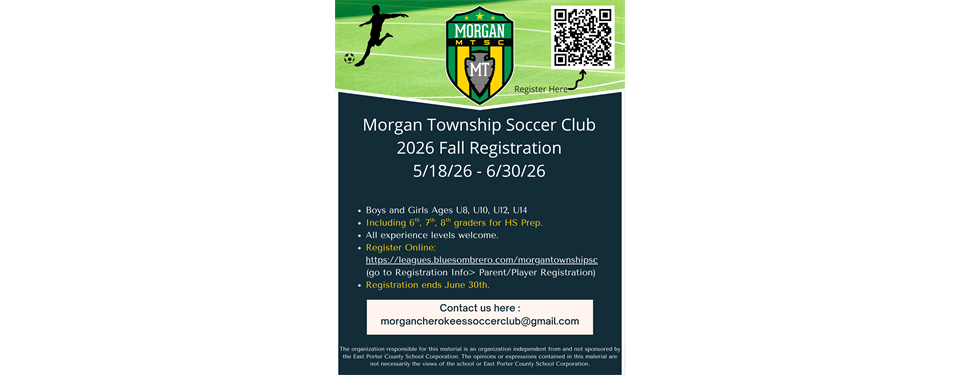 2026 Fall Soccer Season Updates