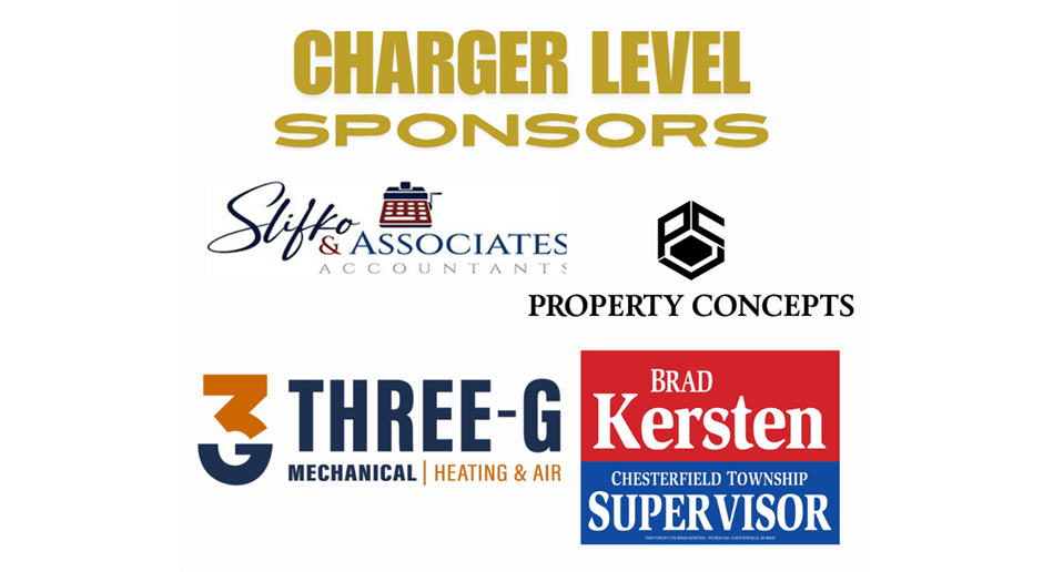 Thank You to our Charger Level Sponsors!!!