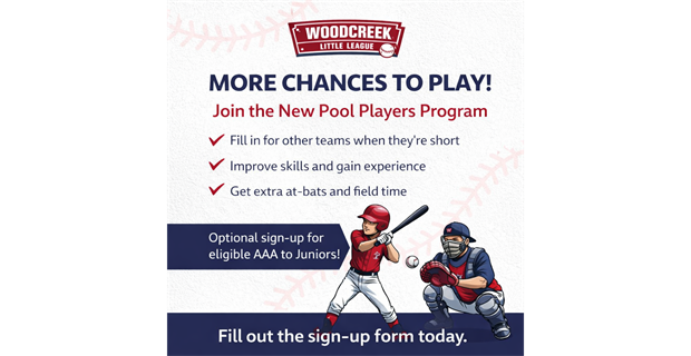 Pool Players for AAA to Juniors