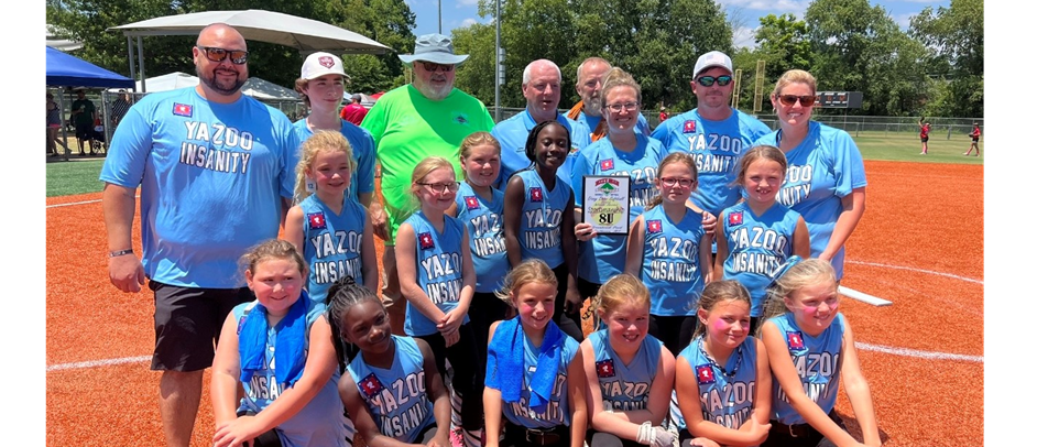 Yazoo Insanity 2022 World Series 8U Sportsmanship winners