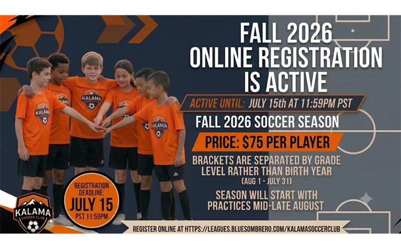 Fall 2026 Registration Deadlines