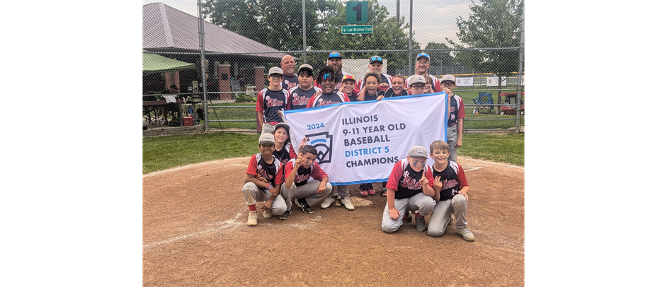 2024 9-11 Year Old Baseball District 5 Champions