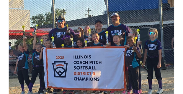 2025 Coach Pitch Softball District 5 Champions