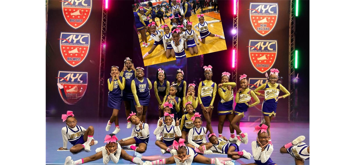 Our cheerleaders looking amazing at Nationals!