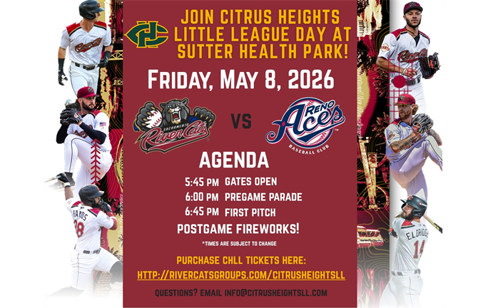 Little League Day with Rivercats!!