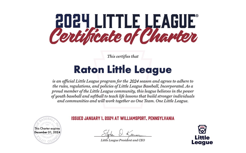 2024 Certificate of Charter
