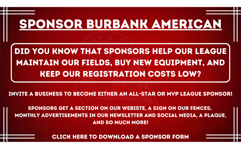 Sponsor Burbank American Little League