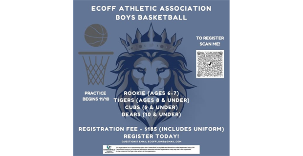 Registration for Boys Basketball is OPEN