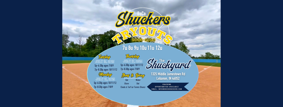 2025-2026 Shuckers Tryouts Registration