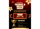 Trophy & Movie Night - Friday, June 12th