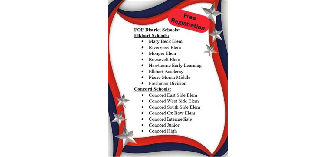 Registrations are FREE