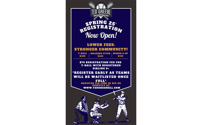 Spring 2025 Registration Open!