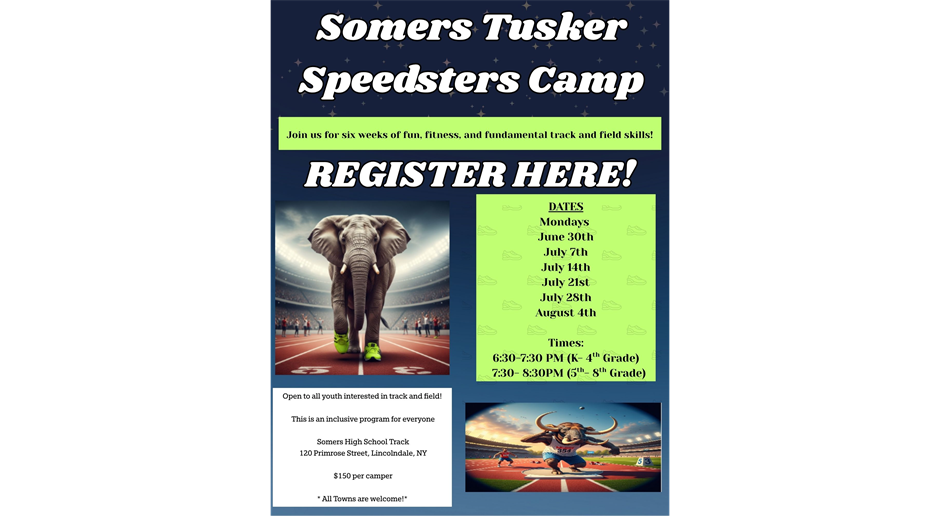 Somers Tuskers Speedsters Camp