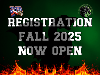 Fall Registration is NOW OPEN!