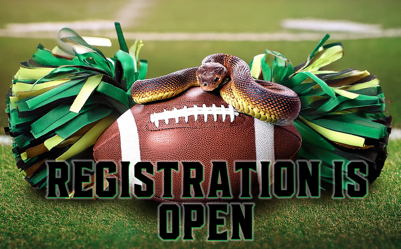 Fall tackle football and cheer registration is open!