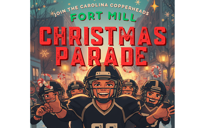 Copperheads in the Fort Mill Christmas Parade