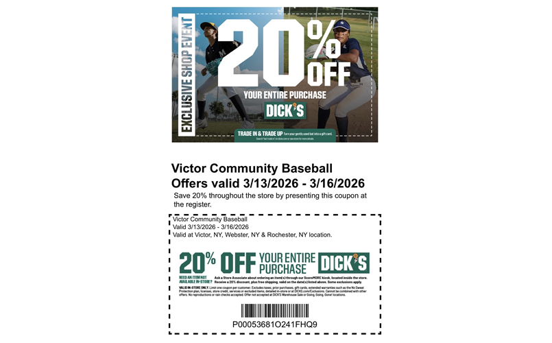 Dick's 20% OFF