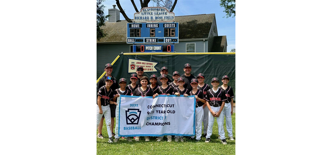 2025 D7 11u Baseball Champions - Cromwell