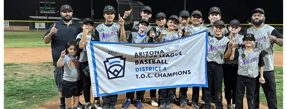 Major Baseball TOC Champ - Pinal Mountain 