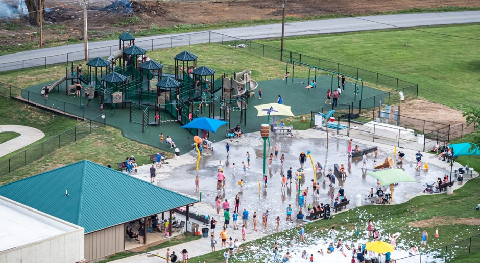 Harriman Community Center Splash Pad & Michael Dun All Inclusive Playground