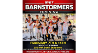 Barnstormers training with Coach Chris