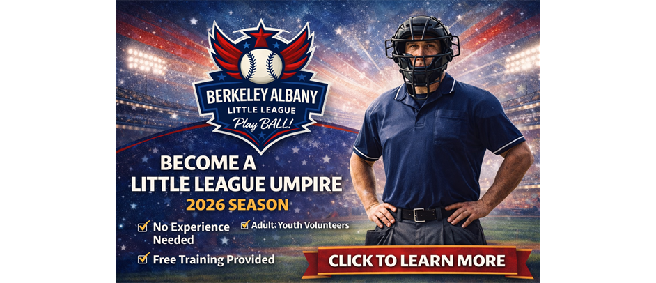 Love baseball? Become a Little League umpire and be part of the game.