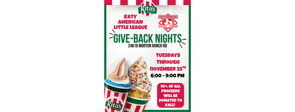 RIta's Give Back Days to KALL