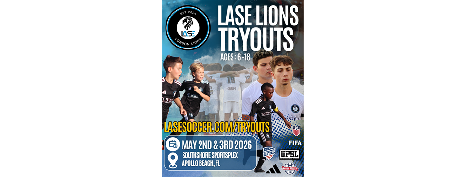 LASE LIONS TRYOUTS OPEN!