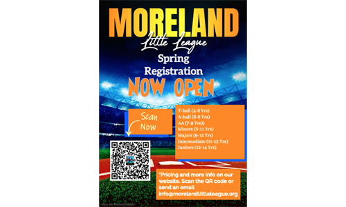 2025 Spring Registration Now Open