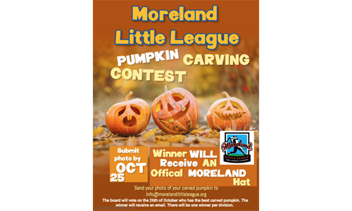 Moreland Pumpkin Carving Contest