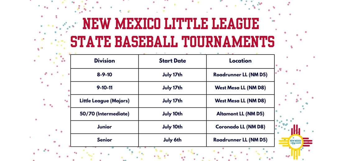 New Mexico Little League State Baseball