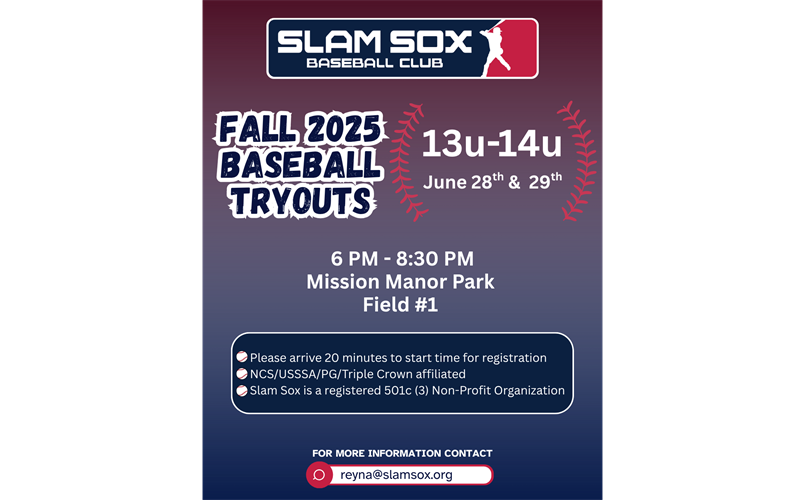 Tryouts for Fall 2025 Open!