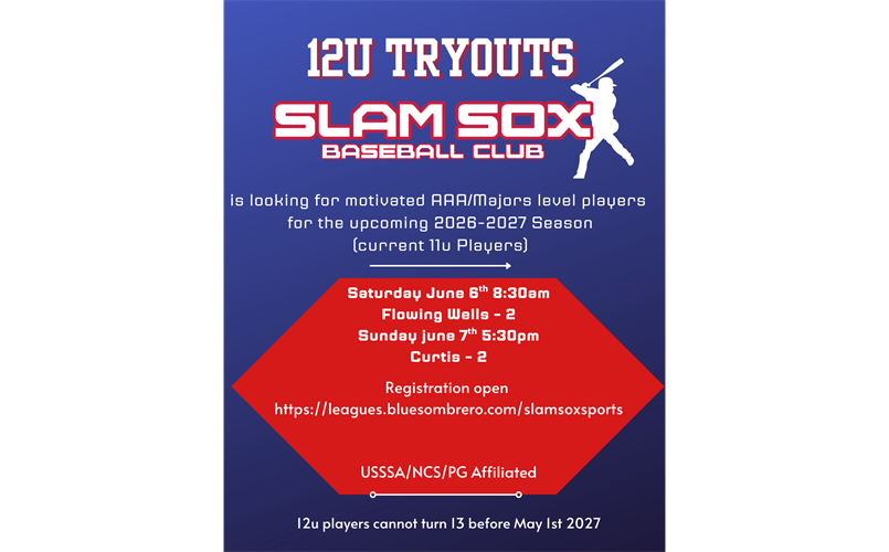 Tryouts for 12u