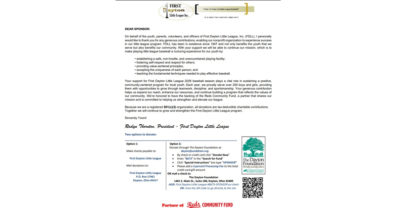 Interested being a Sponsor