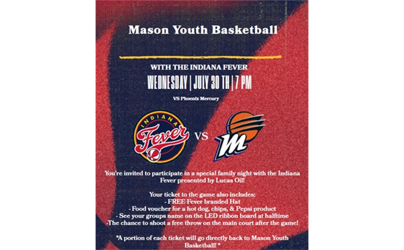 MYB Night at the Indiana Fever - Wednesday July 30th