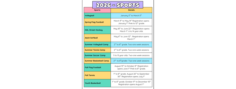 2026 sports