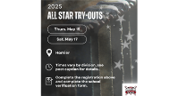 All Star Try-Outs May 15 & 17