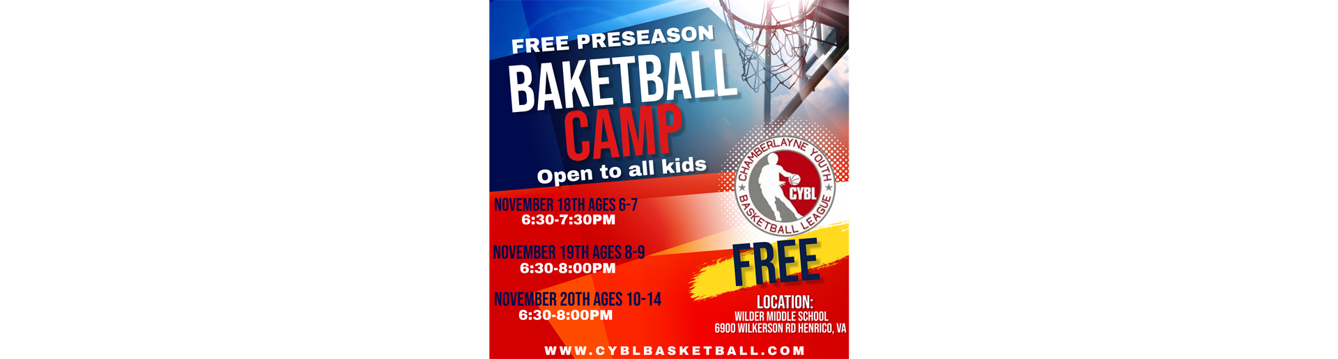 Free Preseason Basketball Camps