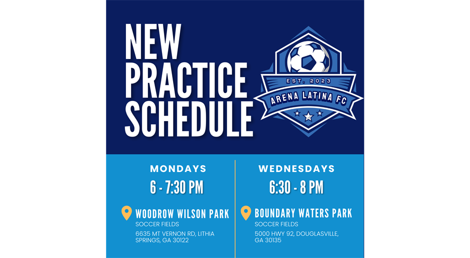 New Practice Schedule