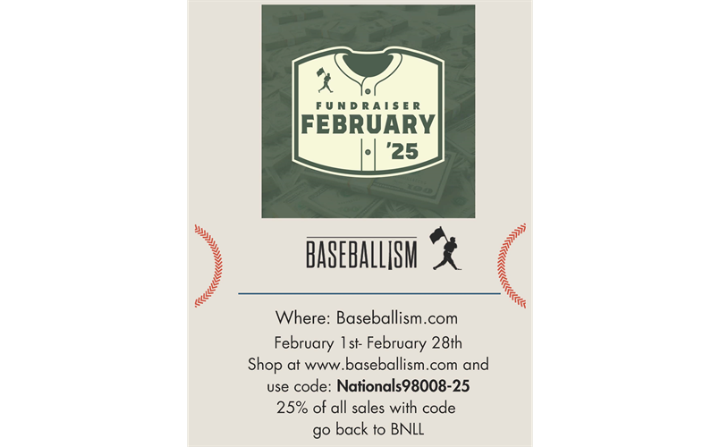 Baseballism February Fundraiser for BNLL