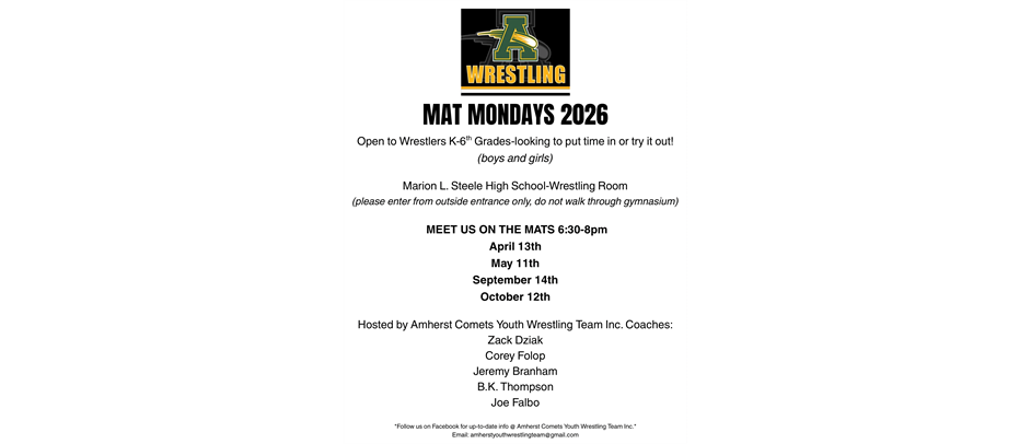 2026 MAT MONDAYS-MEET US ON THE MATS!