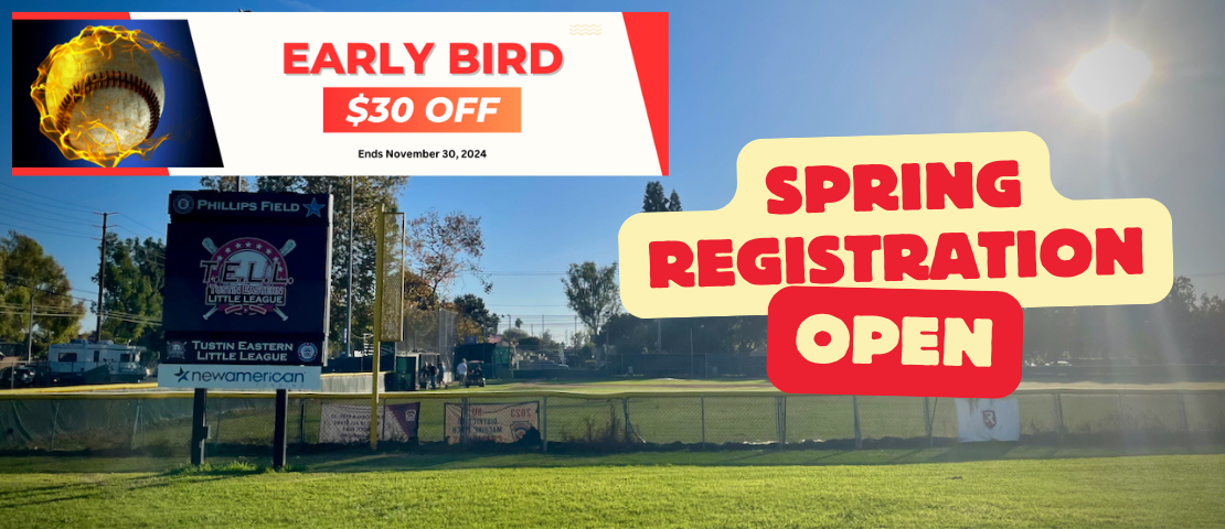 Tustin Eastern Little League Registration