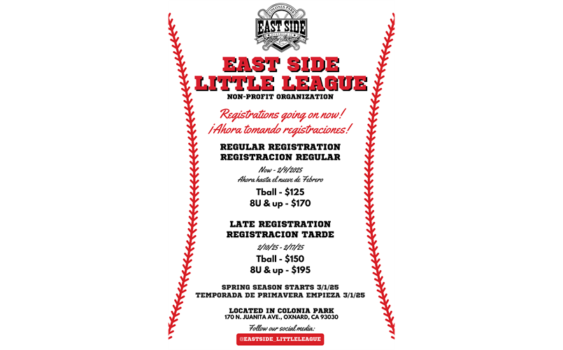 Registrations going on now!!