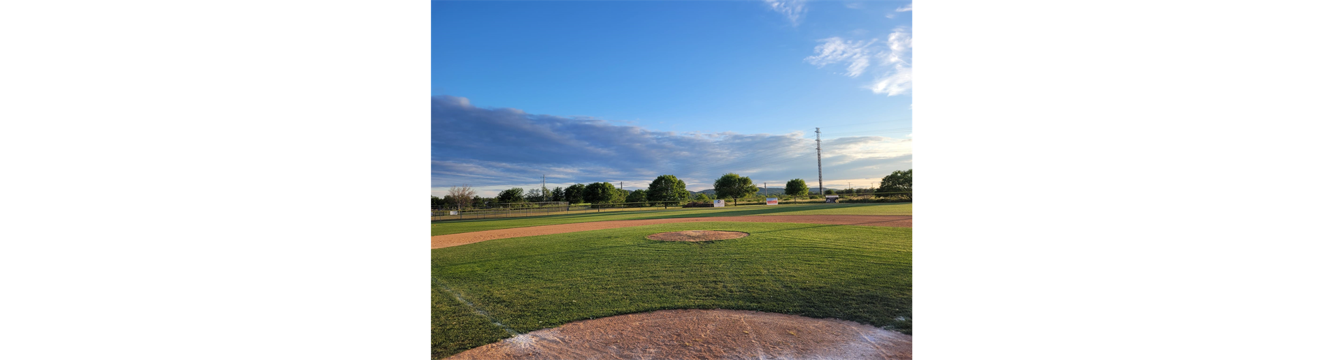 Hill Country Sky and Baseball Field