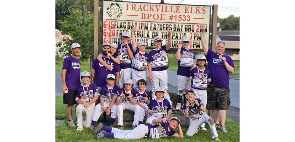 2025 Interleague Champions-Frackville Elks