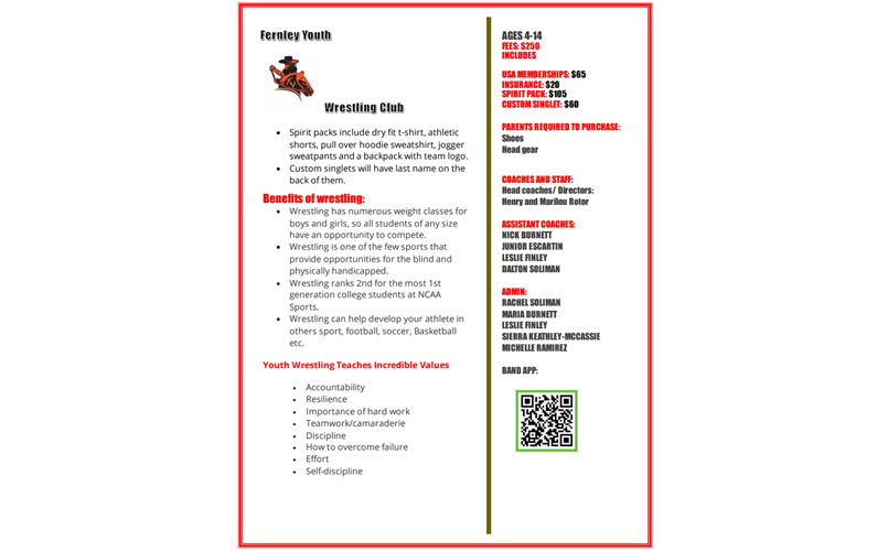 Program flier
