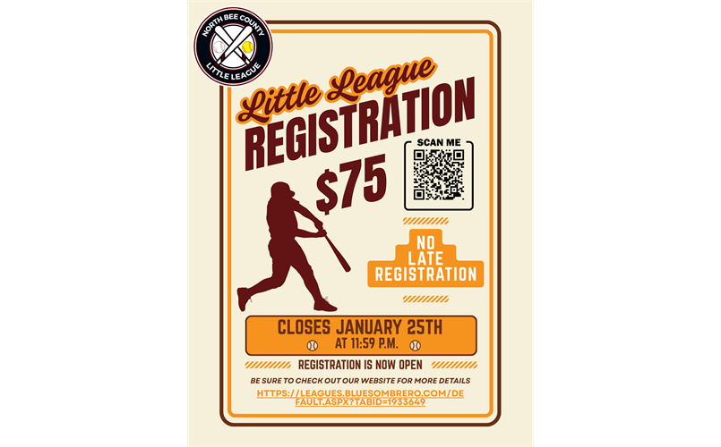 Registration Now Open