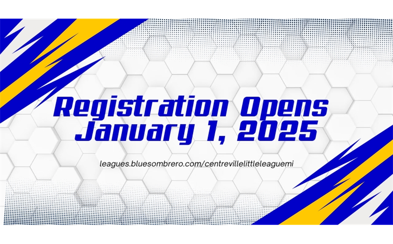 Centreville Little League Registration